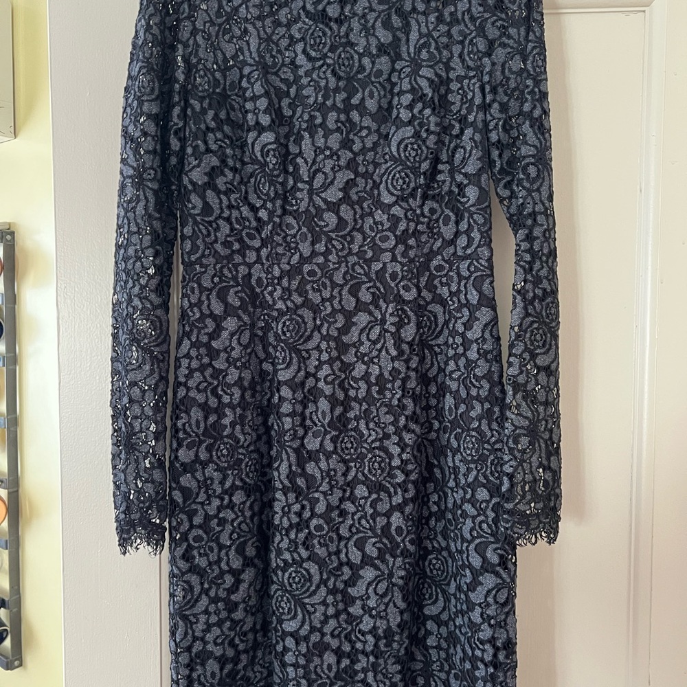Women’s Black Lace Long Sleeve Dress